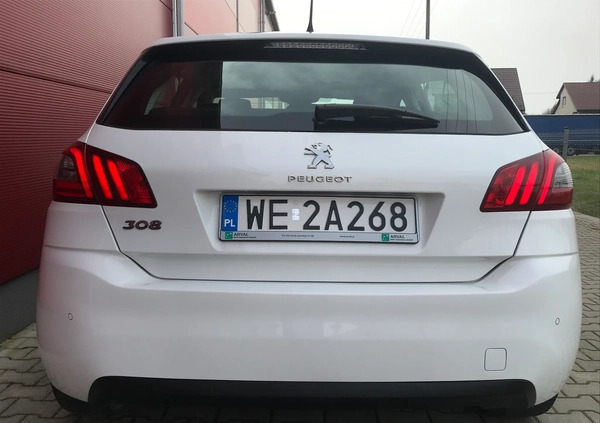 Peugeot 308 cena 54900 przebieg: 87211, rok produkcji 2020 z Zabrze małe 254